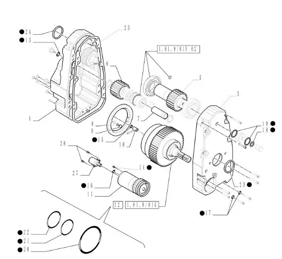 87739690 - Комплект уплотнительных к